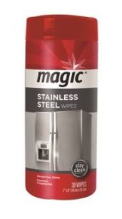 WIPES CLEANING STAINLESS STEEL 30/CTN 3155835 - Specialty Cleaners